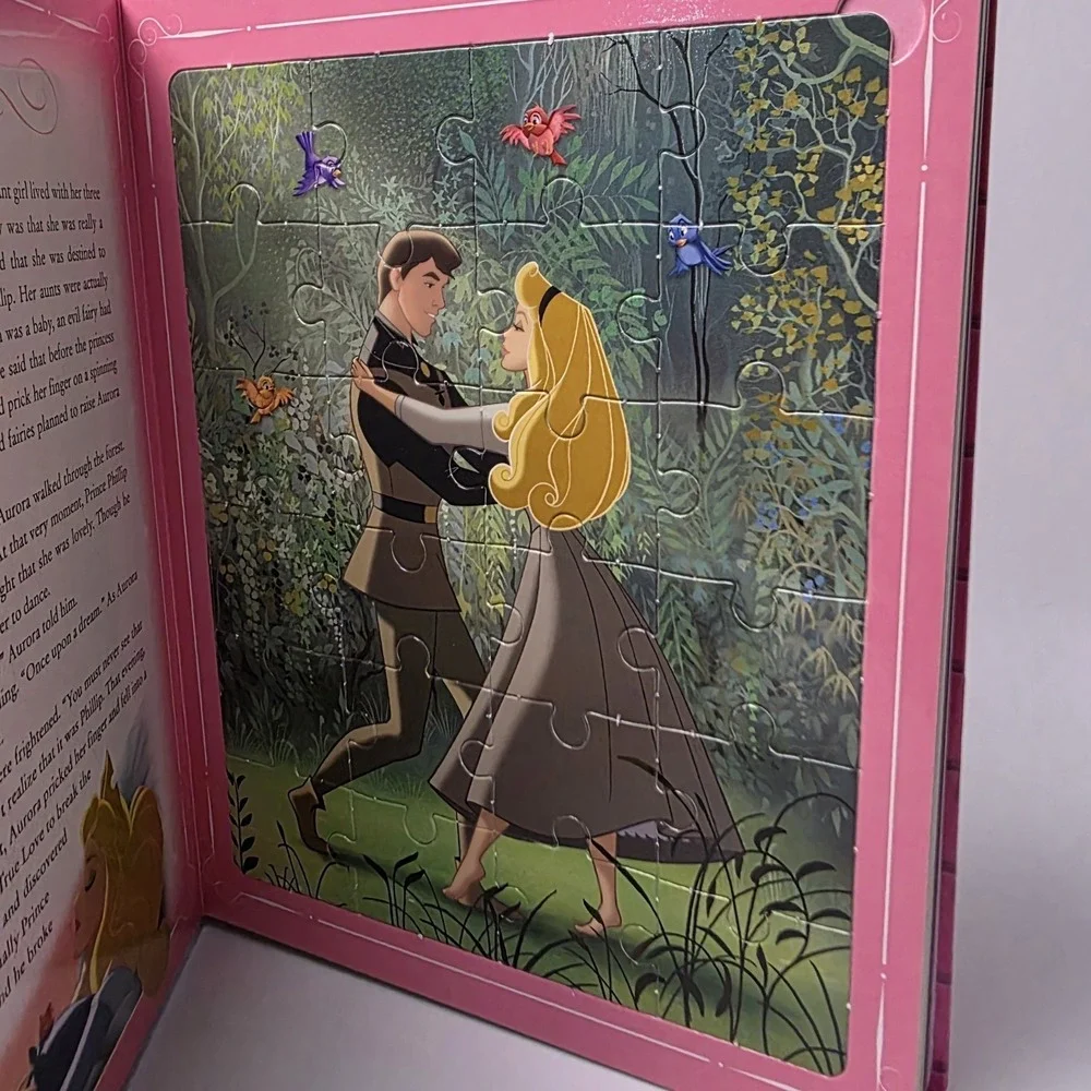 NEW Disney Princess: Pretty‎ Princess Puzzles and True Love Stories #0673
